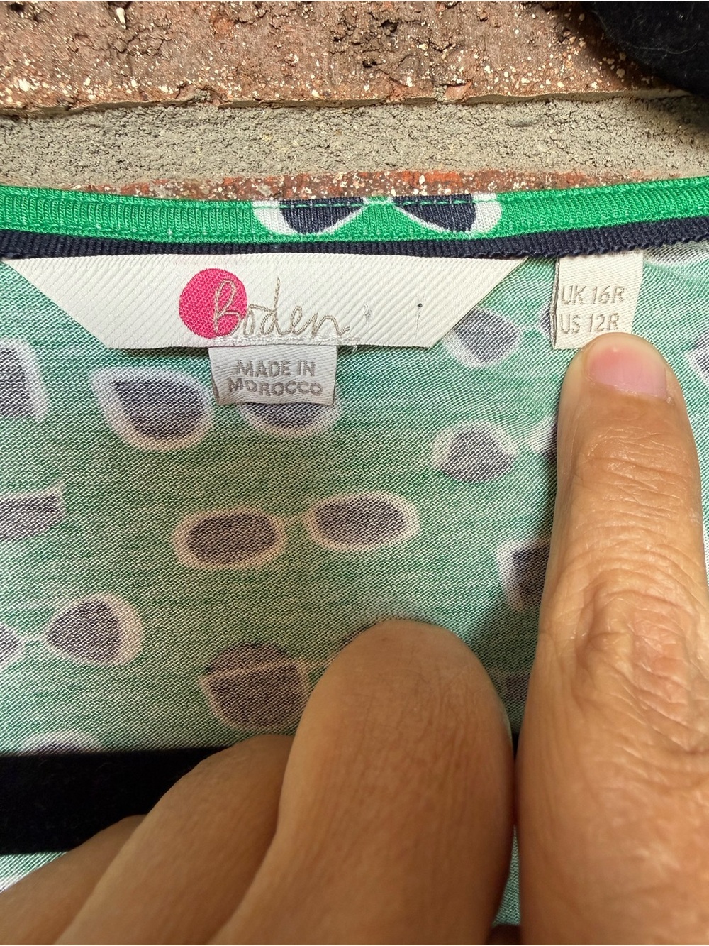 Boden Green Lola jersey dress Size 12 - Picture 4 of 7